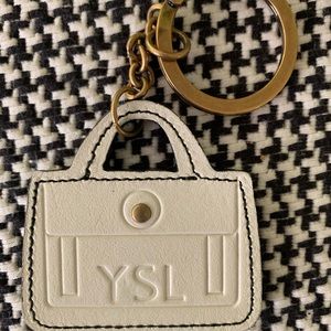 YSL purse keychain